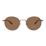 Shinola // Men´s Round Sunglasses // Gold Brown + Brown Lenses