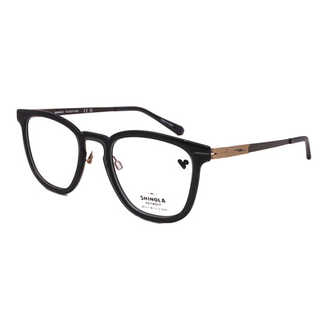 Shinola // Men´s Square Optical Glasses  // Clear Black  + Clear Demo Lenses