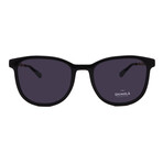 Shinola // Men´s Square Sunglasses // Black + Grey Lenses