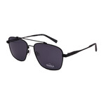 Shinola // Men's Pilot Sunglasses // Matte Black + Grey Lenses