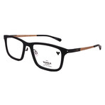 Shinola // Men´s Square Optical Glasses  // Matte Black + Clear Demo Lenses