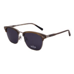 Shinola // Men´s Square Sunglasses // Satin Gunmetal + Grey Lenses