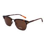 Shinola // Men´s Square Sunglasses // Satin Gunmetal Havana + Brown Lenses