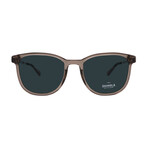 Shinola // Men´s Square Sunglasses // Translucent Grey + Green Lenses