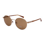 Shinola // Men´s Round Sunglasses // Gold Brown + Brown Lenses