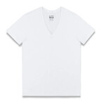 Core Deep V-Neck T-Shirt // White (S)