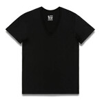 Core Deep V-Neck T-Shirt // Black (XS)