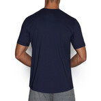 Perfect Pima Relaxed Deep V-Neck T-Shirt // Nathan Navy (S)