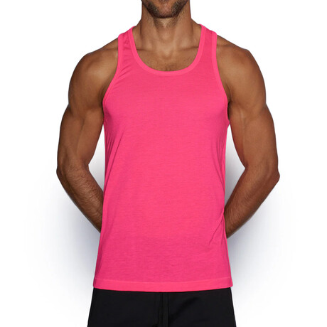 Super Bright Relaxed Tank // Palmer Pink (XS)