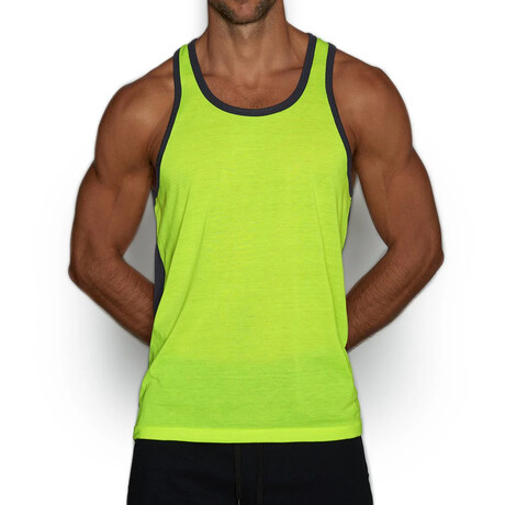 Super Bright Relaxed Tank // Jarrod Yellow (XS)