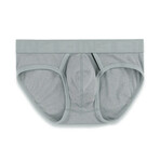 Hand Me Down Low Rise Brief Garrett // Gray Heather (XL)