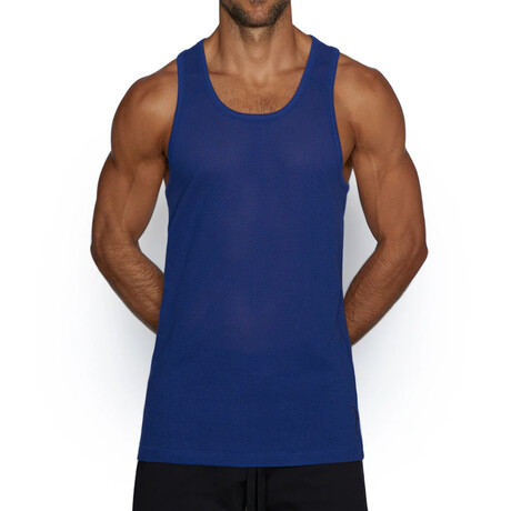 Scrimmage Relaxed Tank // Beckham Blue (XS)