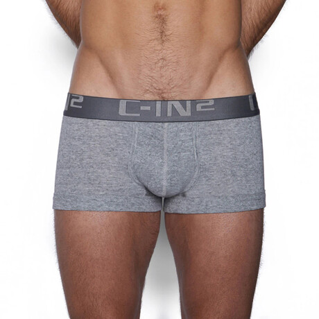 Core Low Rise Trunk // Gray Heather (XS)