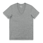 Core Deep V-Neck T-Shirt // Gray Heather (S)