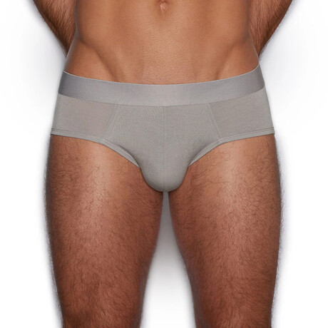 Minimal Low Rise Brief // Gustav Gray (XS)