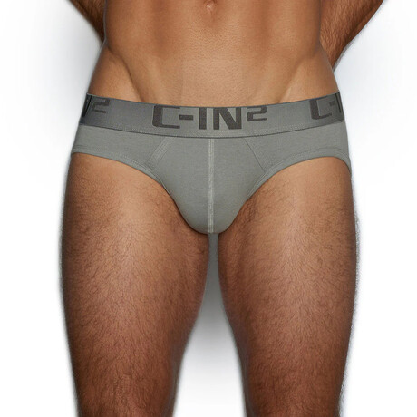 Core Low Rise Brief // Gael Gray (XS)