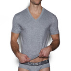 Core V-Neck T-Shirt // Gray Heather (S)