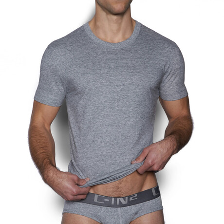 Core Crewneck T-Shirt // Gray Heather (XS)