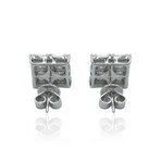 18K White Gold Diamond Stud Earrings II // Pre-Owned