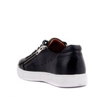 Men's Zip On Sneakers // Black (Euro: 40)