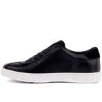 Men's Perforated Stripes Sneakers // Black (Euro: 42)