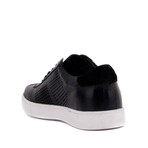 Men's Perforated Stripes Sneakers // Black (Euro: 40)