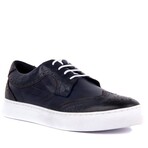 Men's Brogue Sneakers // Navy Blue (Euro: 41)