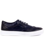 Men's Brogue Sneakers // Navy Blue (Euro: 44)