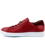 Men's Suede Sneakers // Burgundy (Euro: 44)