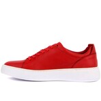 Men's Textured Sneakers // Red (Euro: 44)