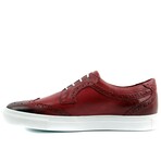 Men's Brogue Sneakers // Burgundy (Euro: 44)