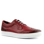 Men's Brogue Sneakers // Burgundy (Euro: 44)