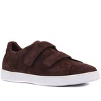 Men's Suede Velcro Sneakers // Brown (Euro: 44)