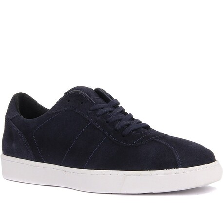 Men's Suede Sneakers // Navy Blue (Euro: 40)