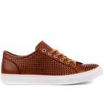 Men's Perforated Sneakers // Tan (Euro: 43)