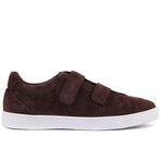 Men's Suede Velcro Sneakers // Brown (Euro: 43)