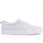 Men's Dots Perforated Sneakers // White (Euro: 44)