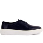 Men's Plain Casual Shoes // Navy Blue (Euro: 44)