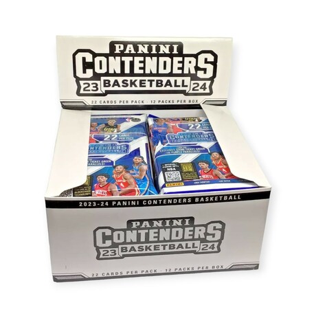 2023-24 Panini Contenders NBA Basketball Fat Pack Cello Box // Chasing Rookies (Wembanyama, Holmgren, Miller, Jaquez Jr. Etc.)