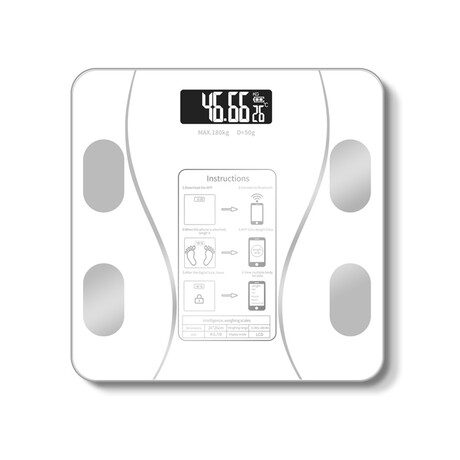 Wireless Smart Body Fat Scale // White