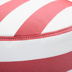 Fatboy Point Outdoor Pouf Ottoman // Red Stripe