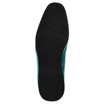 Jordan // Men’s Canvas Buckle Slip-On Casual Shoes // Teal (US: 9.5)