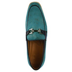 Jordan // Men’s Canvas Buckle Slip-On Casual Shoes // Teal (US: 13)