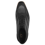 Lava  // Men’s Leather Lace-Up Dress Shoes // Black (US: 12)