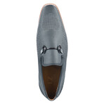 Powerball // Tuxedo Canvas Textile And Suede Leather Slip-On Shoes // Gray (US: 11)