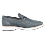 Powerball // Tuxedo Canvas Textile And Suede Leather Slip-On // Gray (US: 11)