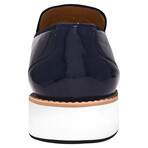 Elvish // Tuxedo  Leather Slip-On // Navy (US: 13)