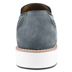 Powerball // Tuxedo Canvas Textile And Suede Leather Slip-On // Gray (US: 7)