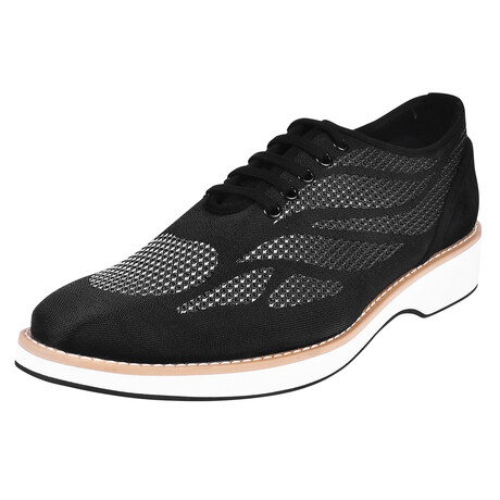 Lava  // Men’s Leather Lace-Up Dress Shoes // Black (US: 10)