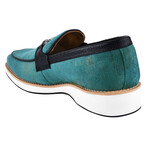 Jordan // Canvas Buckle Slip-On Shoes // Teal (US: 10)